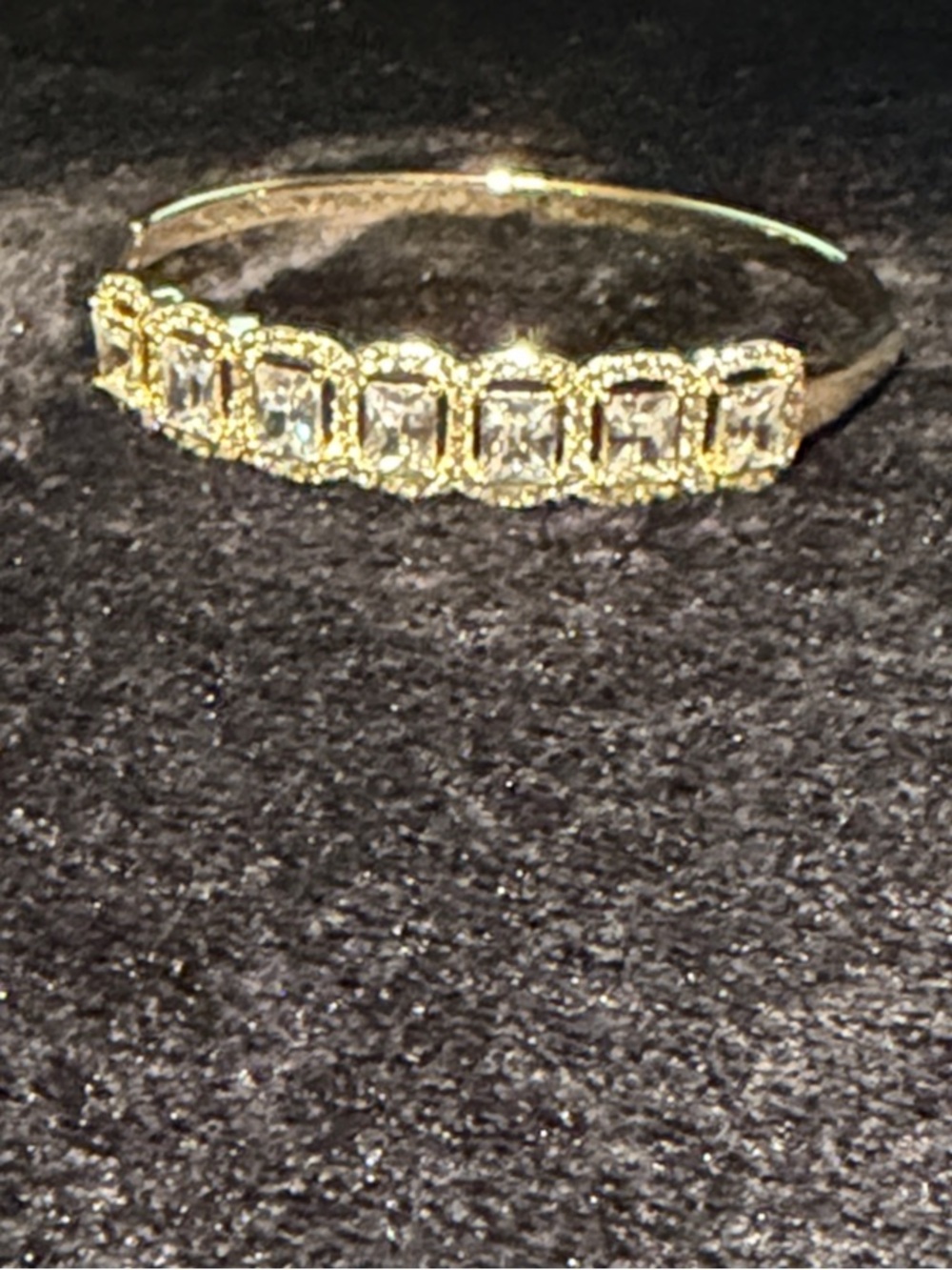 Gold Crystal Bangle Bracelet - Elegant Women's Jewelry